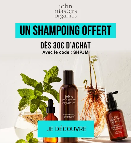 John Masters Organics : un shampoing offert dès 30€ d'achat ! 