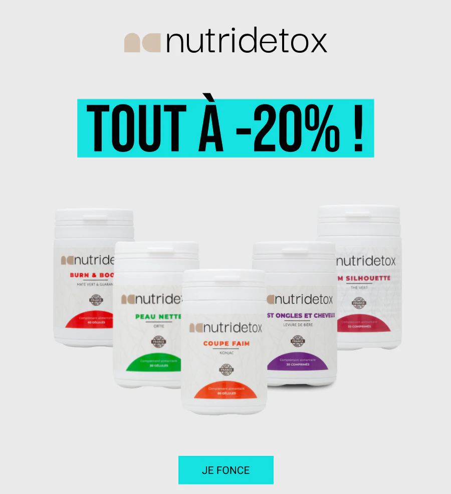 Nutridetox : -20% sur tout !